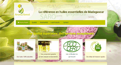 Desktop Screenshot of huiles-essentielles-madagascar.com